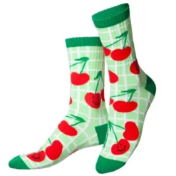 Motivsocken Kirschen - Spruchsocken 
