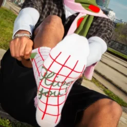 Motivsocken Olive - Spruchsocken "Olive you!"