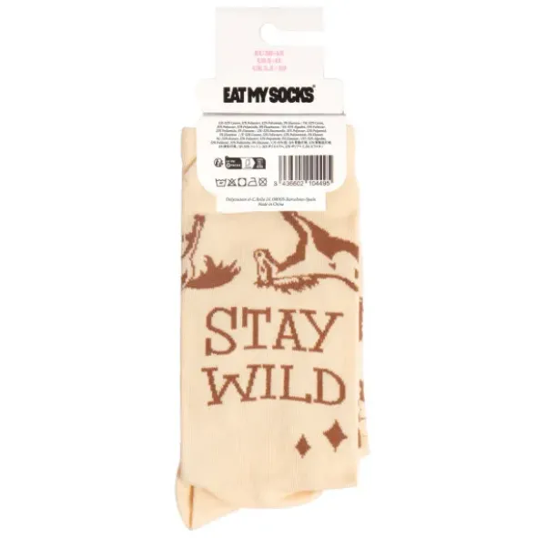 Motivsocken Pferde - Spruchsocken "Stay wild"