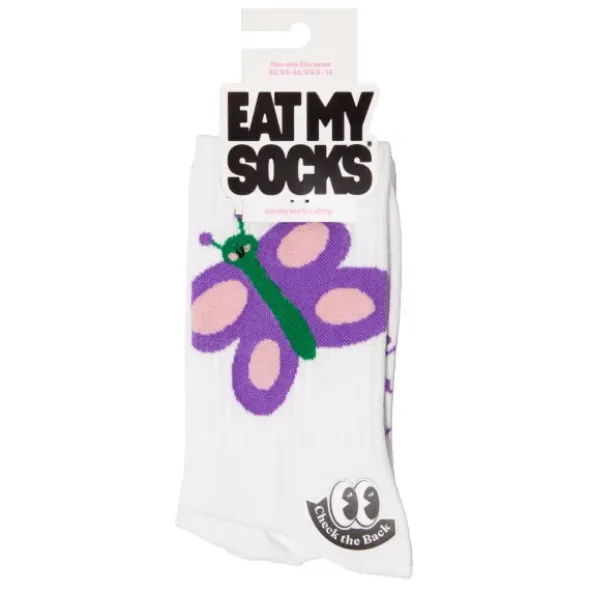 Motivsocken Schmetterling - Spruchsocken "let your dreams be your wings"