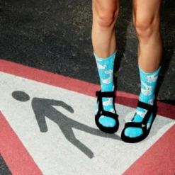 Motivsocken Wolkenhasen - Spruchsocken