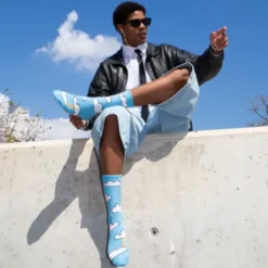 Motivsocken Wolken - Spruchsocken 