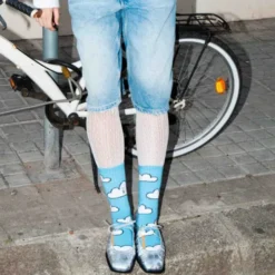 Motivsocken Wolken - Spruchsocken 