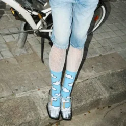 Motivsocken Wolken - Spruchsocken 