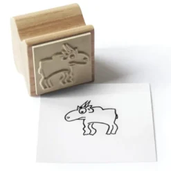 Motivstempel Happi Stamps - Holzstempel Theo Tier