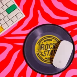 Mousepad Schallplatte - rund Ø 21cm