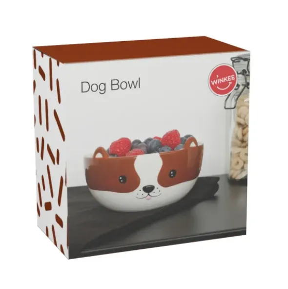 Müsli Schale / Snackschale Keramik - Hund