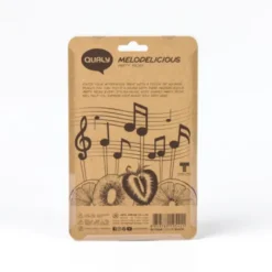 Musiknoten Party-Piekser MELODELICIOUS 6er-Set - schwarz