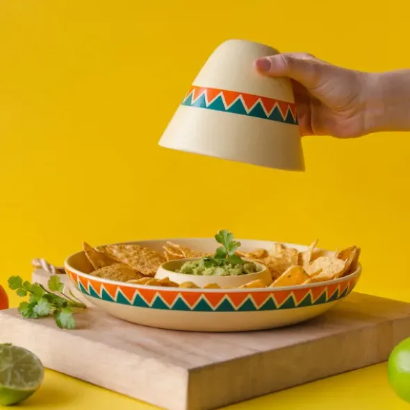 Nacho Sombrero Snackschale mit Dip-Funktion – THE MEXICAN