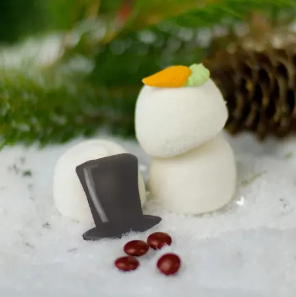 Naschbeutel - Schneemann Bastelset