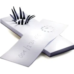 Notizblock Zupf Schlauch, 100 Blatt Merkblock 21 x 7,5 cm
