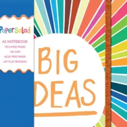 Notizbuch BIG IDEAS DIN A5 liniert mit 192 Seiten - Notizheft im bunten Design