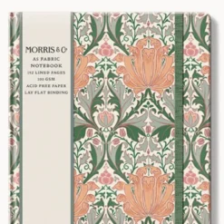 Notizbuch Blumen A5 liniert mit Goldschnitt – Hardcover mit floralen Design & geprägter Struktur No. 5