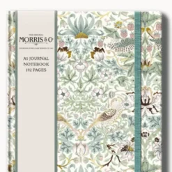 Notizbuch Blumen A5 liniert mit Goldschnitt – Hardcover mit floralen Design & geprägter Struktur No. 1