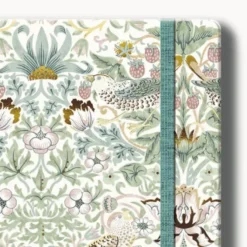Notizbuch Blumen A5 liniert mit Goldschnitt – Hardcover mit floralen Design & geprägter Struktur No. 1