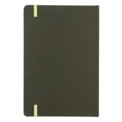 Notizbuch mit Textileinband grün - DIN A5 liniert - 160 Seiten (80 Blatt)