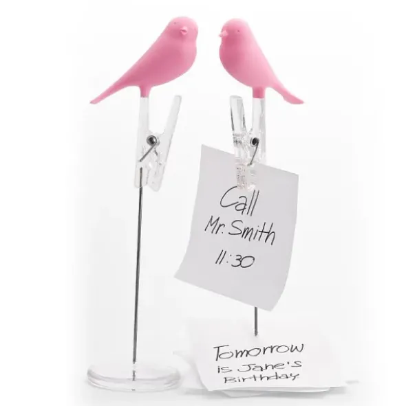 Notizhalter Spatz / Note Sparrow pink