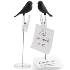 Notizhalter Spatz / Note Sparrow schwarz
