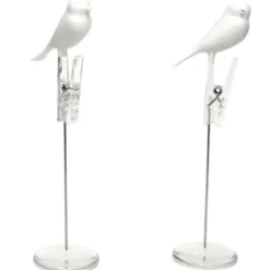 Notizhalter Spatz / Note Sparrow weiß