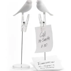 Notizhalter Spatz / Note Sparrow weiß