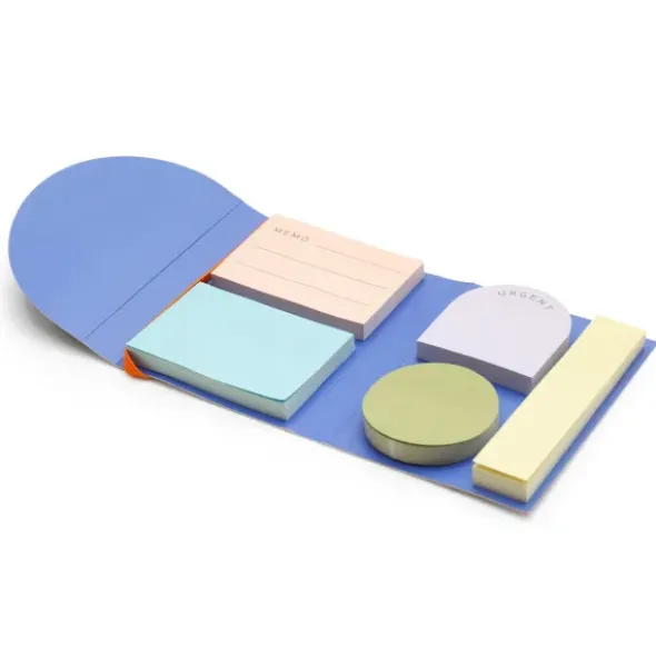 Notizzettel Set STICKY NOTES - 5 Haftnotizzettel je 70 Blatt