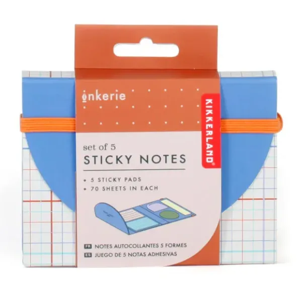 Notizzettel Set STICKY NOTES - 5 Haftnotizzettel je 70 Blatt
