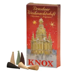 Original Räucherkerzen DRESDNER WEIHNACHTSDUFT, 24 Räucherkegel