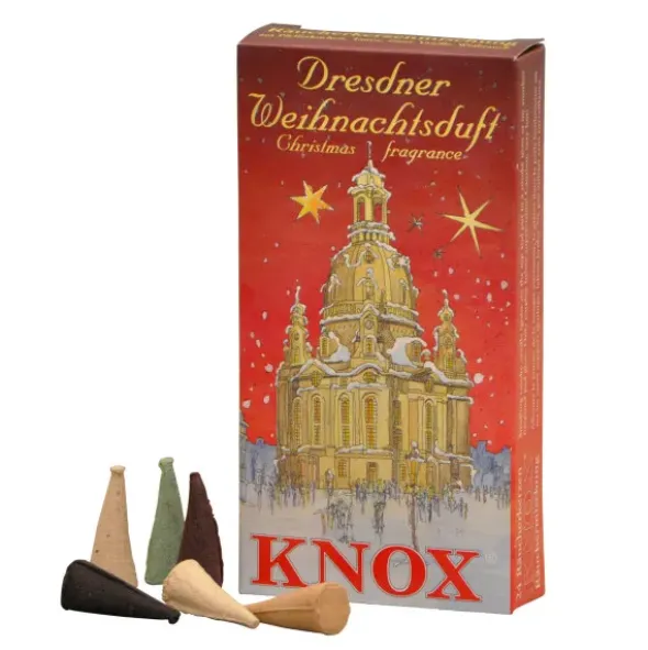 Original Räucherkerzen DRESDNER WEIHNACHTSDUFT, 24 Räucherkegel