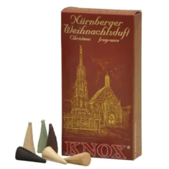 Original Räucherkerzen NÜRNBERGER WEIHNACHTSDUFT, 24 Räucherkegel
