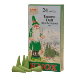 Original Räucherkerzen TANNE, 24 Räucherkegel