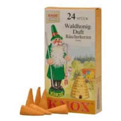 Original Räucherkerzen WALDHONIG, 24 Räucherkegel
