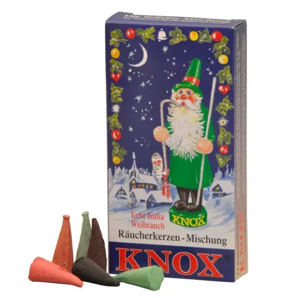 Original Räucherkerzen WEIHNACHTSDUFT MIX, 24 Räucherkegel
