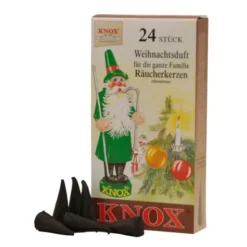 Original Räucherkerzen WEIHNACHTSDUFT, 24 Räucherkegel