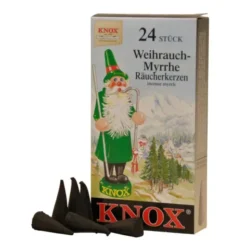 Original Räucherkerzen WEIHRAUCH-MYRRHE, 24 Räucherkegel