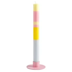 Osterkerze – Ein Frühlingsgruß, Stabkerze bunt