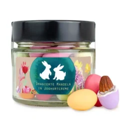 Ostermandeleier im Glas - Frohe Ostern