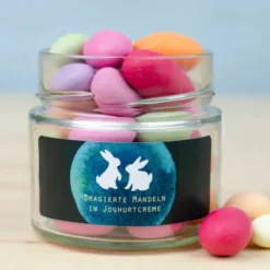 Ostermandeleier im Glas - Frohe Ostern