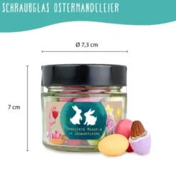 Ostermandeleier im Glas - Frohe Ostern