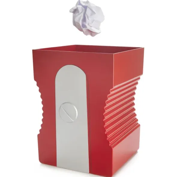 Papierkorb Spitzer - Sharpener Wastebasket, rot