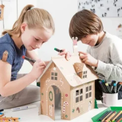 Papier Lebkuchenhaus - My first Gingerbread House