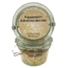 Papierstern Adventskalender - im Weckglas