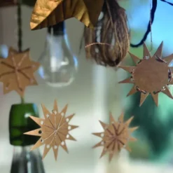 Papierstern Adventskalender - im Weckglas