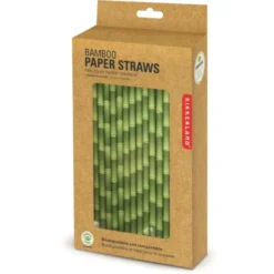 Papier-Strohhalme Bamboo 144 Stück