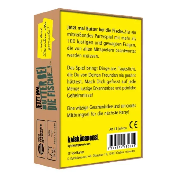 Partyspiel - Jetzt mal Butter bei die Fische..!