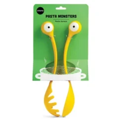 Pastalöffel Monster gelb – Servierlöffel für Spaghetti