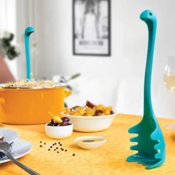 Pastalöffel PAPA NESSIE - Nudelheber türkis