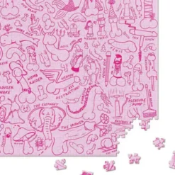 Penis Puzzle 1000-teilig - witziges Geduldsspiel für Erwachsene