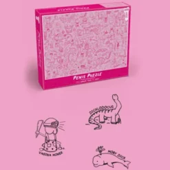 Penis Puzzle 1000-teilig - witziges Geduldsspiel für Erwachsene