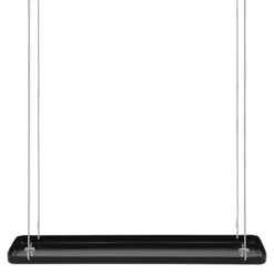 Pflanzentablett L / Hängeregal Metall 58 cm schwarz