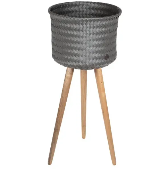 Pflanzständer BASKET UP HIGH 60 cm - dark grey